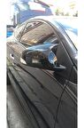 Renault Megane 3 MK3 Batman Yarasa Ayna Kapağı 2008 2016 Piano Black