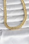 CM 14K Gold Renk Kalın Zincir Model 60 cm Kadın Kolye TJ-BKO10998
