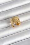 316L Çelik Gold Renk Başak Modeli Kadın Yüzük TJ-BYK4162