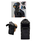 MELZOHOME DERİ KAPAKLI KAYNAKÇI BAŞ MASKESİ 