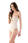 Kadın Ten Göğüssüz Slip Body Korse Mem2811