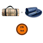 Orcamp OUT-3550 Çantalı Piknik Örtüsü+20 Parça Piknik Seti