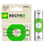 GP Aa Kalem 1300mah Ni-mh Recyko Şarj Edilebilir Pil 4'lü