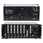 Magicvoice Mv-300ef-tr 300 Watt 6 Mikrofon Girişli Usb-bluetooth Destekli Trafolu Mixer Anfi