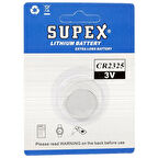 Supex Extra Long Battery CR2325 3V Lityum Pil