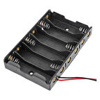 Powermaster Yan Yana 6'lı Aa Pil Yuvası Ic-234b