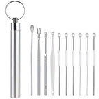 Sunup Sn-27132 Paslanmaz Çelik 10'lu Kulak Temizleme Seti