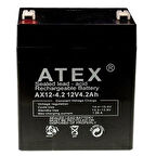 Atex Ax12-4.2 12 Volt 4.2 Amper Kuru Akü 90x70x101 Mm Diğer