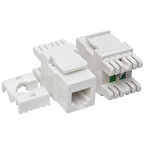 Rj 45 Cat3 Şase 180 Derece Keystone Jack