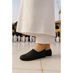 Yumuşak Deri Konfor Mes Ayakkabı – Günlük, İbadet ve Spor Kullanımına Uygun Hafif Tasarım