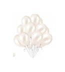 METALİK BALON BEYAZ 100 ADET