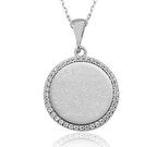 Gümüş Ayetel Kürsi Kadın Kolye