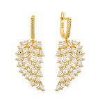 Gümüş Melek Kanadı Küpe