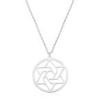 925 Ayar Gümüş Çember Kadın Gümüş Kolye