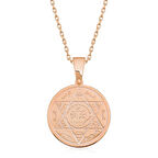 ​925 Ayar Gümüş Süleyman Mührü Gümüş Kolye