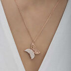 925 Ayar Gümüş Kelebek Kadın Gümüş Kolye