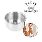 CEYLAN ADAM  Omega Paslanmaz Çelik Tıraş Tası