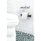 CEYLAN ADAM Tuvalet Kağıdı Tutucu Metal Delmeden Yapışkanlı