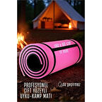 CEYLAN ADAM  Uyku Matı - Kamp Matı - Piknik Çadır Matı 11 mm Çift Taraflı Pembe