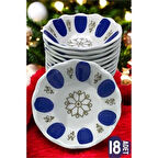 CEYLAN ADAM Melamin Çay Tabağı 18 Adet Geleneksel Türk Çay Bardağı Altlığı