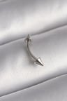Mey İthalat® 316L Çelik Gümüş Renk Çivi Model Piercing