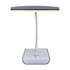 CEYLAN ADAM  Şarjlı Oynar Esnek Başlıklı Dokunmatik 3 Farklı Modda Yanan Kaymaz Taban LED Masa Lambası