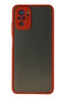 Redmi Note 10 Kılıf Montreal Silikon Kapak - Kırmızı