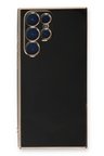 Samsung Galaxy S22 Ultra Kılıf Volet Silikon - Siyah