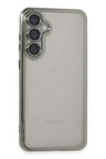 Samsung Galaxy S23 FE Kılıf Lensli Silikon - Gümüş