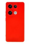 Redmi Note 13 Pro 4G Kılıf Nano içi Kadife Silikon - Kırmızı