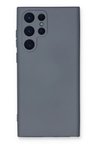 Samsung Galaxy S24 Ultra Kılıf Nano içi Kadife Silikon - Gri
