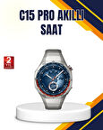 CEYLAN ADAM Gümüş Akıllı Saat 46mm Kasa