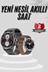 CEYLAN ADAM Akıllı Saat Çelik Kordon Çağrı Cevaplama Amoled Ekran Titreşimli Uyku ve Sağlık Takibi