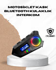 CEYLAN ADAM Bluetooth 5.4  İnterkom IP65 Toz ve Su Geçirmez LED Göstergeli