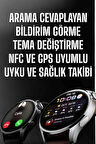CEYLAN ADAM Akıllı Saat Bildirim Görme Amoled Ekran GPS Uyumlu Sesli Görüşme