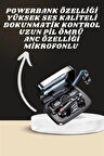 CEYLAN ADAM Dijital Göstergeli Powerbank Kulaklık ve 7 Kordonlu Yeni Nesil Akıllı Saat Amoled Ekran