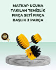 CEYLAN ADAM Matkap Uyumlu Temizlik Fırçası Seti 3’lü Çok Amaçlı