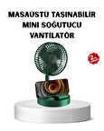 CEYLAN ADAM Taşınabilir Katlanabilir Mini Fan 3 Kademeli Şarj Edilebilir