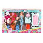 CEYLAN ADAM   02259 Cindy Doll Dolaplı Bebek Oyun Seti -Oydaş Oyuncak
