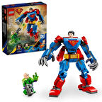 CEYLAN ADAM   LEGO DC Superman Robotu, Lex Luthor’a Karşı Süper Kahraman Oyuncak Figürü 76302