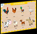 CEYLAN ADAM  CAAHS-3211 CA GAMES AHŞAP ÇİFTLİK HAYVANLARI BUL-TAK