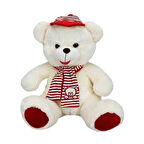 CEYLAN ADAM  Şapkalı Atkılı Peluş Ayı 50 cm