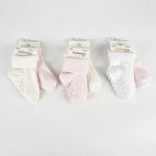 CEYLAN ADAM    Cenet 2'li Abs'li Kız Bebek Soket Çorap K44048 Asorti