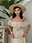 Reget Kemerli Elbise