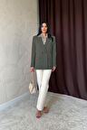 Haki Blazer Ceket