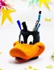 Daffy Duck Kalemlik Çizgi Film Figürü Kalemlik Masaüstü Kalemlik & Fırçalık