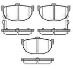 MGA 55374 Fren Balatası Arka Elantra 1996-2006 Cerato 2004-Nissan Maxima 88-93 583022DA10