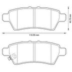 MGA 55401 Fren Balatası Nissan Pathfinder 2.5 DCI 4x4 05-11 Navara 05-10 44060EB325