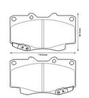 MGA 55479 Balata Fren Ön-Hilux-Vigo 06-11 4WD 044650K140