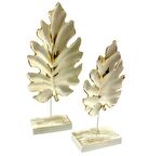 2 Lİ DEKORATİF KAİDELİ ÇINAR YAPRAK